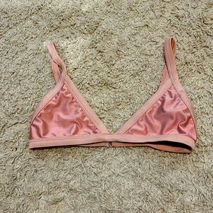 Rose gold Swimsuit Top